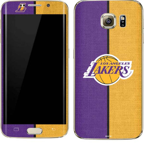 NBA Los Angeles Lakers Canvas Galaxy S7 Edge Skin