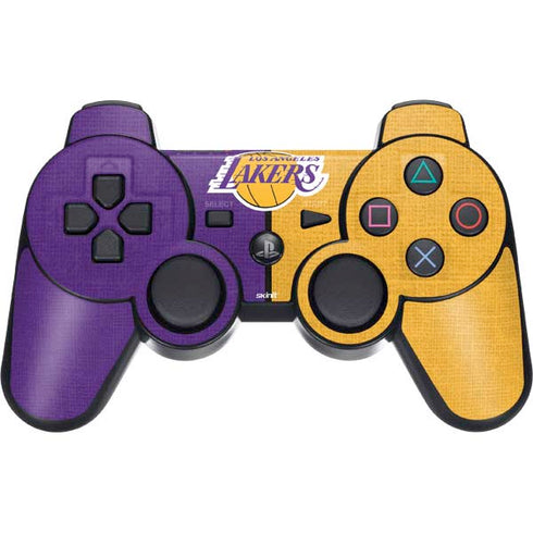 NBA Los Angeles Lakers Canvas PS3 Dual Shock wireless controller Skin