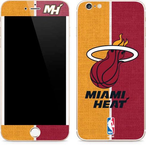 NBA Miami Heat Canvas iPhone 6/6s Plus Skin