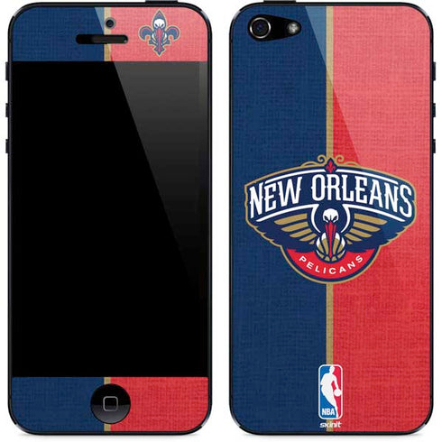 NBA New Orleans Pelicans Canvas iPhone 5/5s/5SE Skin