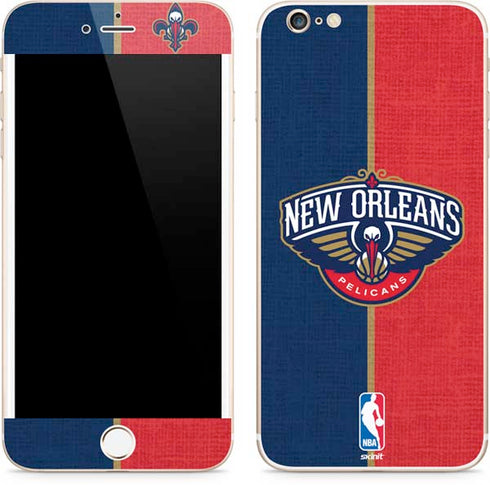 NBA New Orleans Pelicans Canvas iPhone 6/6s Plus Skin