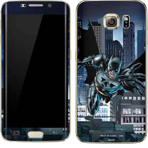DC Comics Batman Dark Knight Comic Art Action Pose Galaxy S7 Edge Skin