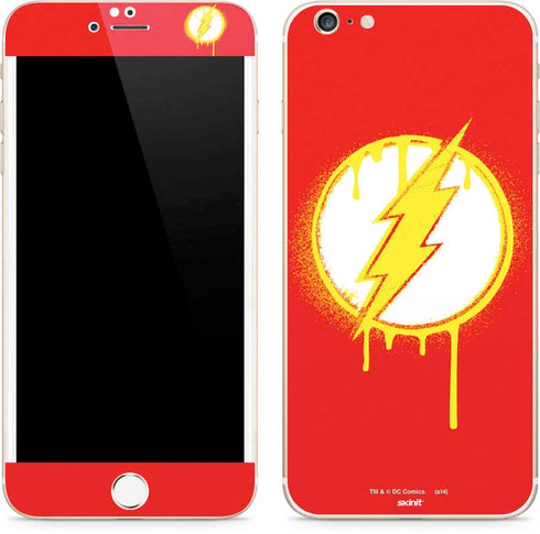 DC Comics The Flash Emblem Drip iPhone 6/6s Plus Skin