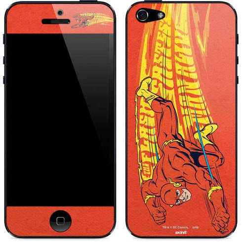DC Comics The Flash Classic Art Running Pose iPhone 5/5s/5SE Skin