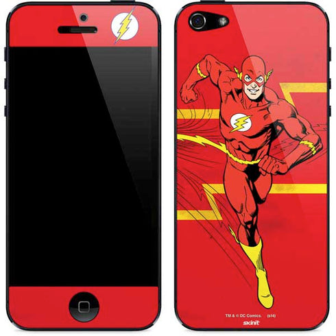 DC Comics The Flash Classic Art Running Pose iPhone 5/5s/5SE Skin