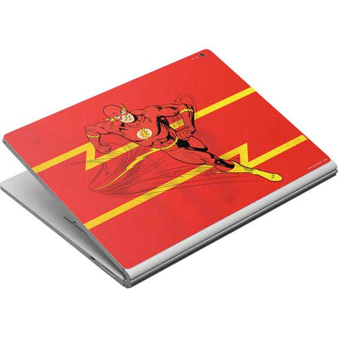DC Comics The Flash Classic Art Running Pose Surface Book Skin