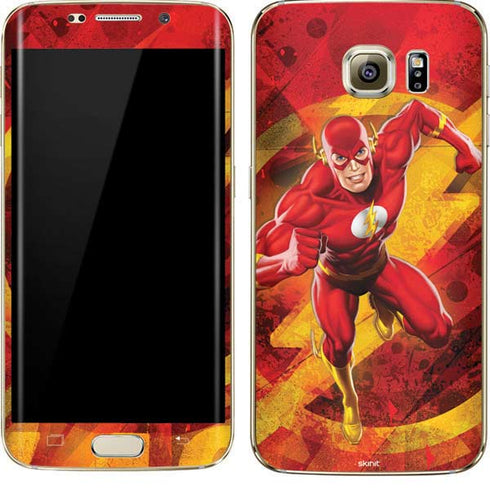 DC Comics The Flash Action Pose Galaxy S7 Edge Skin