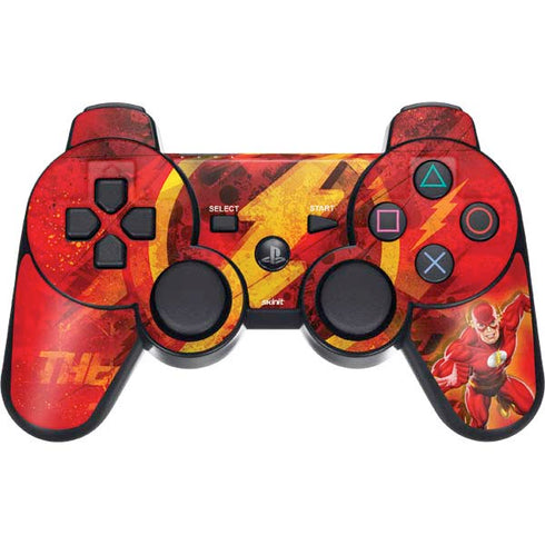 DC Comics The Flash Action Pose PS3 Dual Shock wireless controller Skin