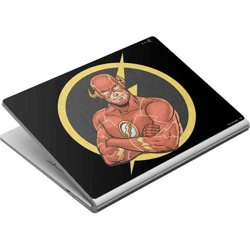 DC Comics The Flash Folded Arms Pose Surface Book Skin