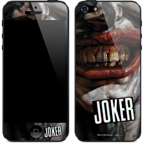 DC Comics Joker Graphic Novel Cover 2008 Art by Lee Bermejo iPhone 5/5s/5SE Skin