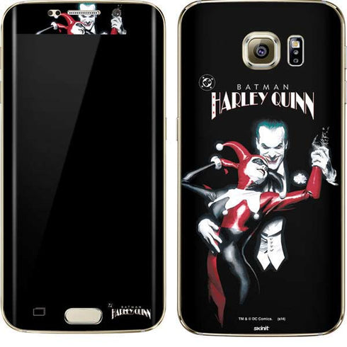 DC Comics The Joker Batman: Harley Quinn Cover #1 Art by Alex Ross. Piece Also known as Tango with Evil Galaxy S7 Edge Skin