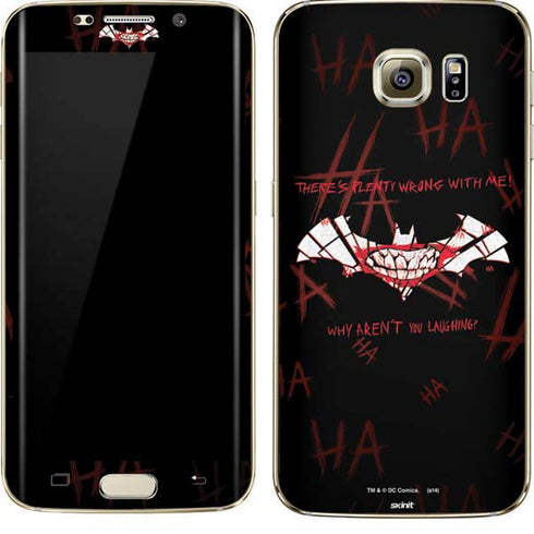 DC Comics The Joker Plenty Wrong With Me Galaxy S7 Edge Skin