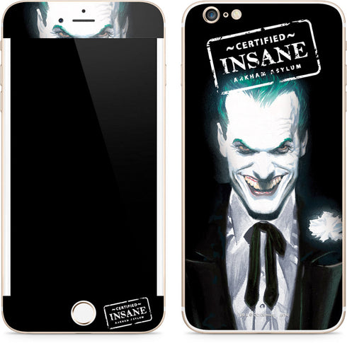 DC Comics The Joker Portrait by Alex Ross iPhone 6/6s Plus Skin