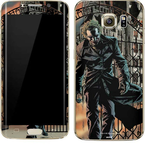 DC Comics The Joker Walking Dark Grounds Comic Art By Lee Bermejo Galaxy S7 Edge Skin