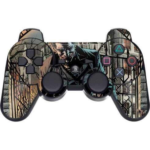 DC Comics The Joker Walking Dark Grounds Comic Art By Lee Bermejo PS3 Dual Shock wireless controller Skin