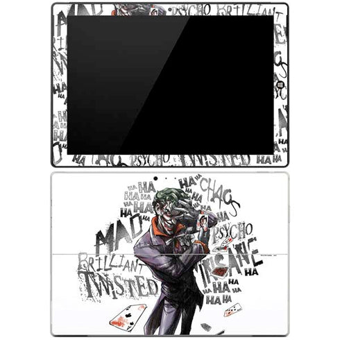 DC Comics The Joker Brilliantly Twisted Surface Pro 3 Skin