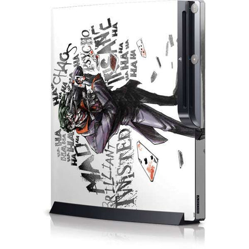 DC Comics The Joker Brilliantly Twisted Playstation 3 & PS3 Slim Skin