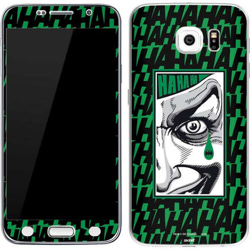 DC Comics The Joker Teardrop Card Galaxy S7 Skin
