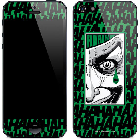 DC Comics The Joker Teardrop Card iPhone 5/5s/5SE Skin