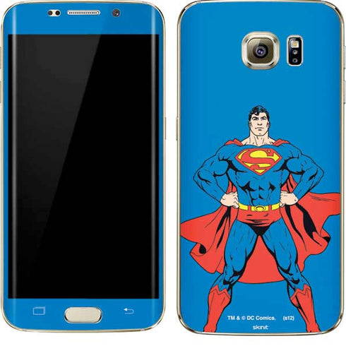 DC Comics Superman Vintage Chest Galaxy S7 Edge Skin