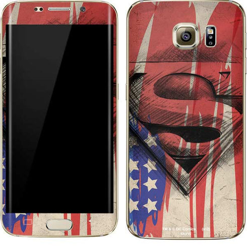 DC Comics Superman Crest Galaxy S7 Edge Skin