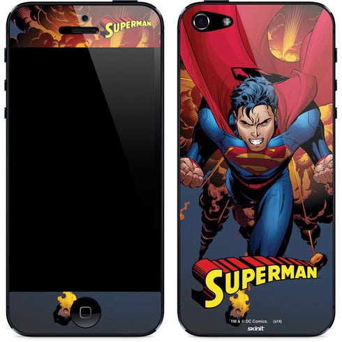 DC Comics Superman Action Flying Pose iPhone 5/5s/5SE Skin