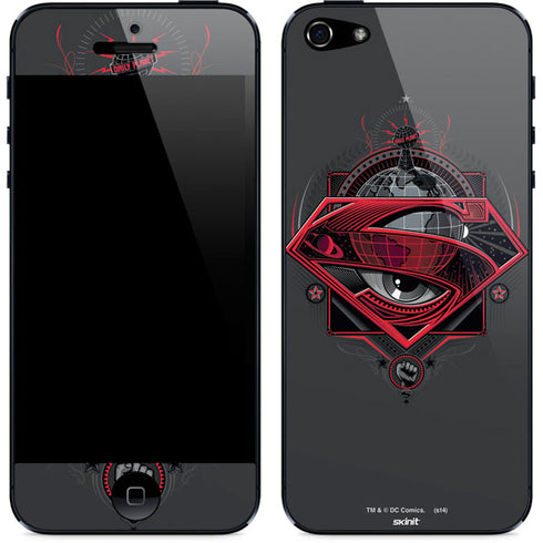 DC Comics Superman Grey Eye Collage iPhone 5/5s/5SE Skin
