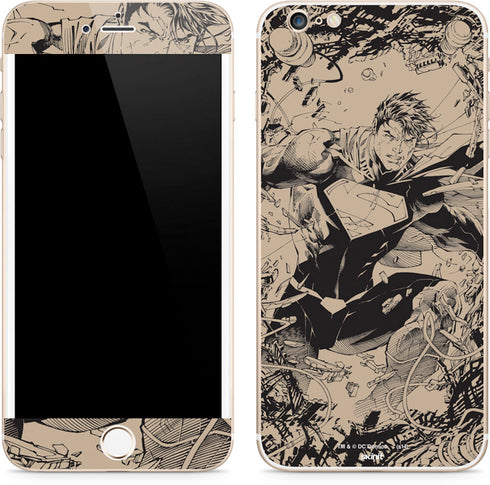 DC Comics Superman Unchained #1 Original Cover Pencils iPhone 6/6s Plus Skin