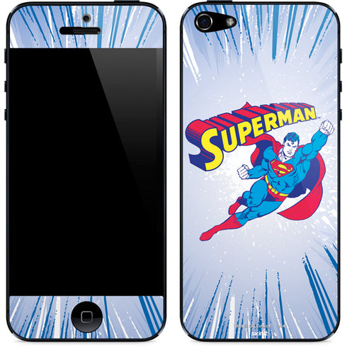 DC Comics Superman Vintage Action Pose iPhone 5/5s/5SE Skin