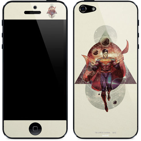DC Comics Superman Galaxy Flying iPhone 5/5s/5SE Skin