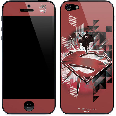 DC Comics Superman Red Pattern iPhone 5/5s/5SE Skin