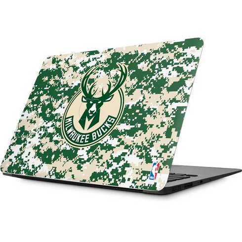 NBA Milwaukee Bucks Camo Digi Apple MacBook Skin