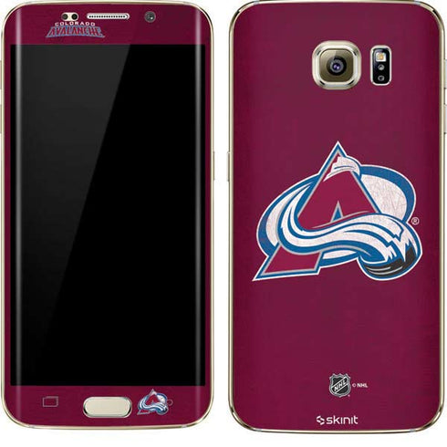 NHL Colorado Avalanche Distressed Galaxy S7 Edge Skin