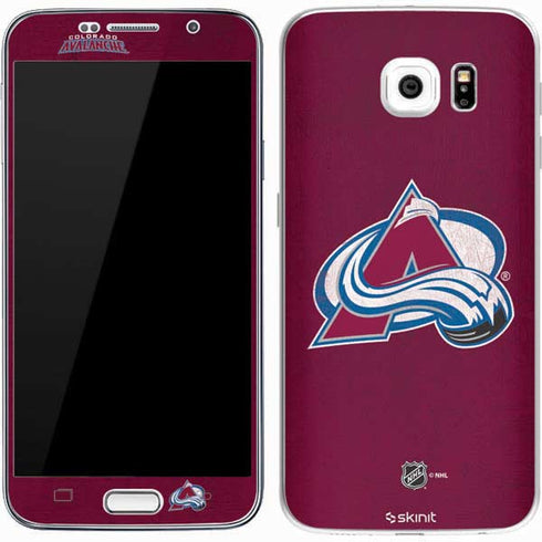 NHL Colorado Avalanche Distressed Galaxy S7 Skin