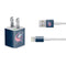NHL Columbus Blue Jackets Distressed iPhone Charger (5W USB) Skin