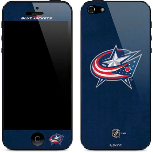 NHL Columbus Blue Jackets Distressed iPhone 5/5s/5SE Skin