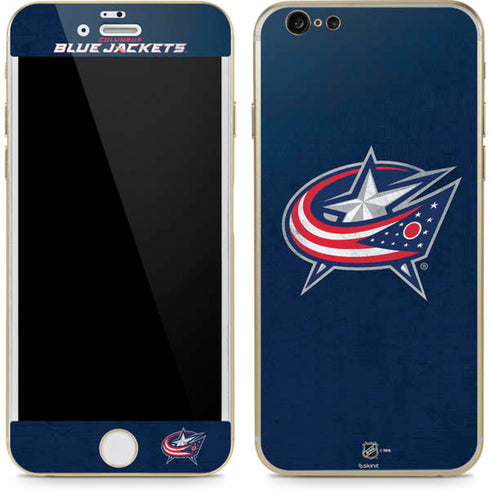 NHL Columbus Blue Jackets Distressed iPhone 6/6s Skin