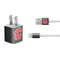 NHL Calgary Flames Distressed iPhone Charger (5W USB) Skin