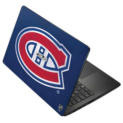 NHL Montreal Canadiens Distressed Asus X502CA 15.6 Skin