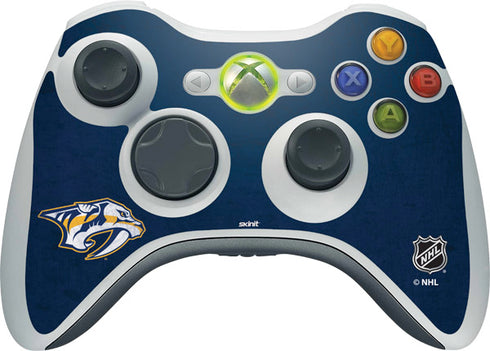 NHL Nashville Predators Distressed Xbox 360 Wireless Controller Skin