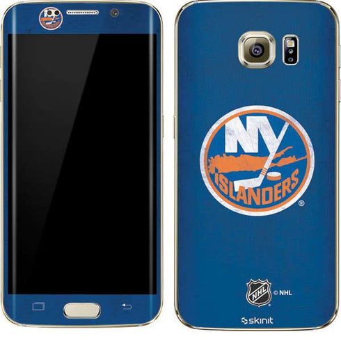 NHL New York Islanders Distressed Galaxy S7 Edge Skin