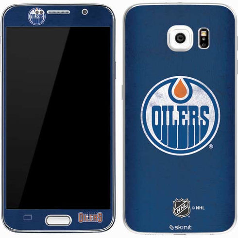 NHL Edmonton Oilers Distressed Galaxy S7 Skin