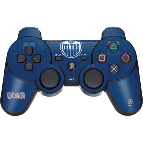 NHL Edmonton Oilers Distressed PS3 Dual Shock wireless controller Skin