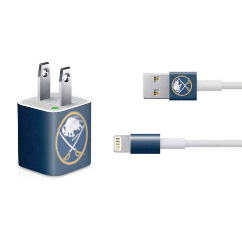NHL Buffalo Sabres Distressed iPhone Charger (5W USB) Skin