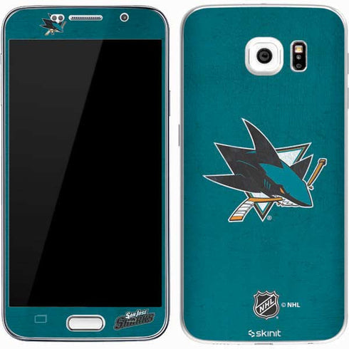 NHL San Jose Sharks Distressed Galaxy S7 Skin