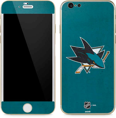 NHL San Jose Sharks Distressed iPhone 6/6s Skin