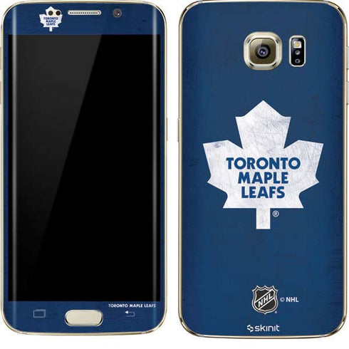 NHL Toronto Maple Leafs Distressed Galaxy S7 Edge Skin
