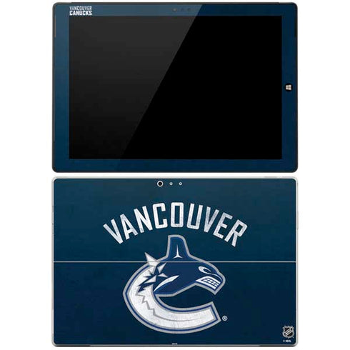 NHL Vancouver Canucks Distressed Surface Pro 3 Skin