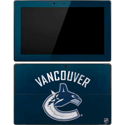 NHL Vancouver Canucks Distressed Surface Pro Tablet Skin