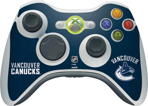 NHL Vancouver Canucks Distressed Xbox 360 Wireless Controller Skin